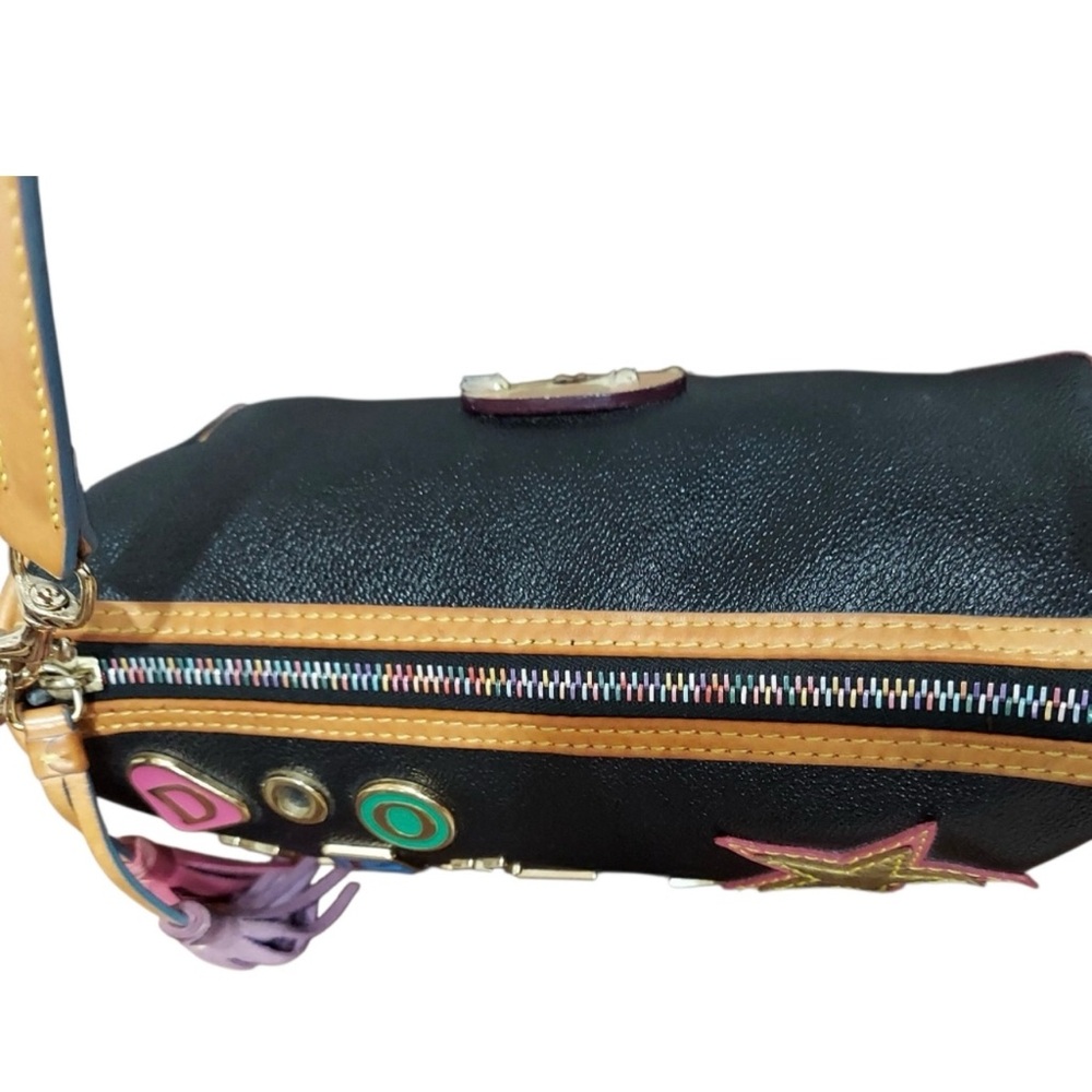 Dooney & Bourke Lindsay Lohan Collection Vintage Tassel Satchel #2 - Picture 7 of 14